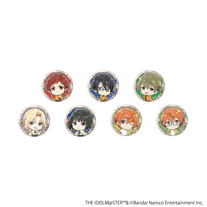 ホログラム缶バッジ(57mm)「アイドルマスター SideM」01/トレーディング(全7種)(公式イラスト)