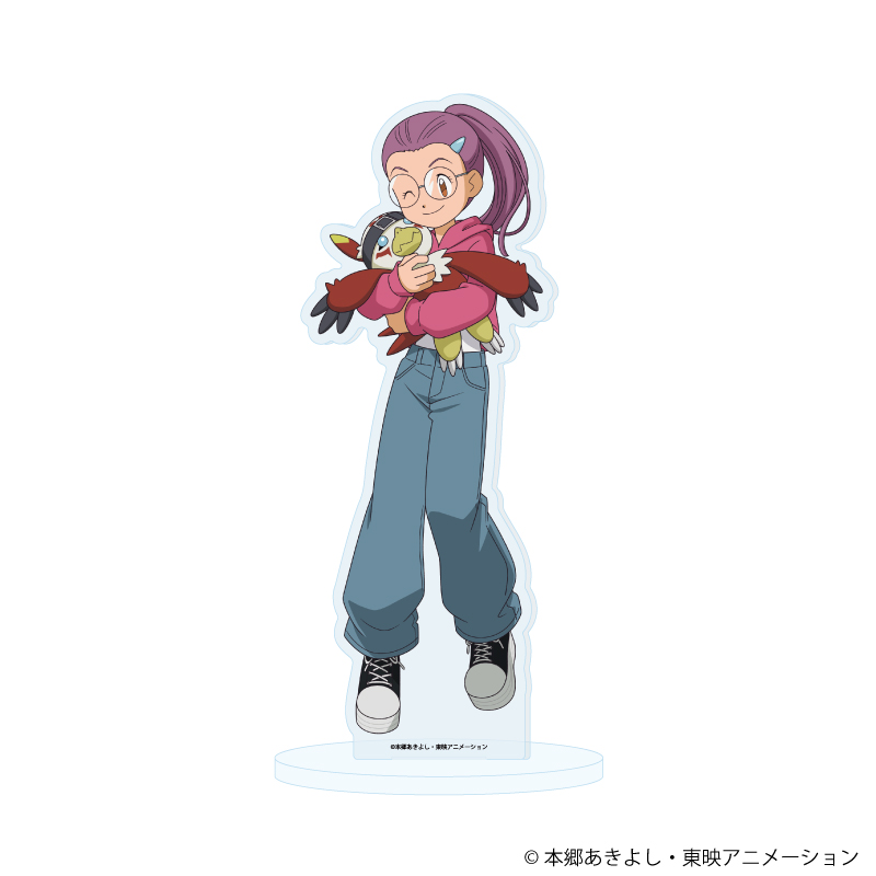 アクリルスタンド「デジモンアドベンチャー02」28/井ノ上京&ホークモン ぬいぐるみver.(描き下ろしイラスト)