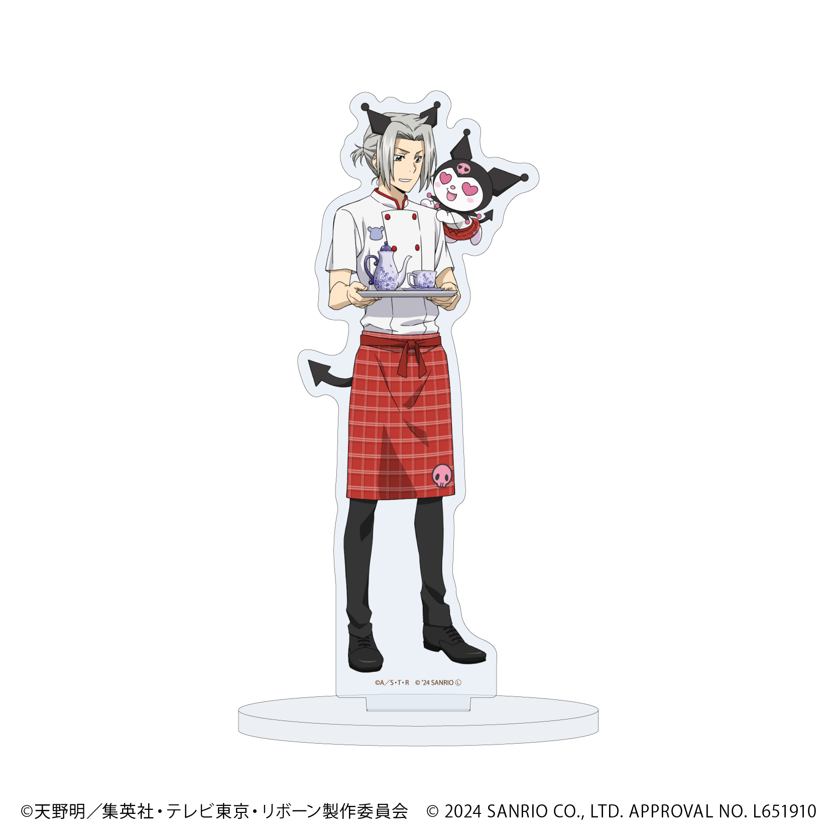 アクリルスタンド「家庭教師ヒットマンREBORN!×SANRIO CHARACTERS」20/獄寺隼人×クロミ(コラボイラスト)
