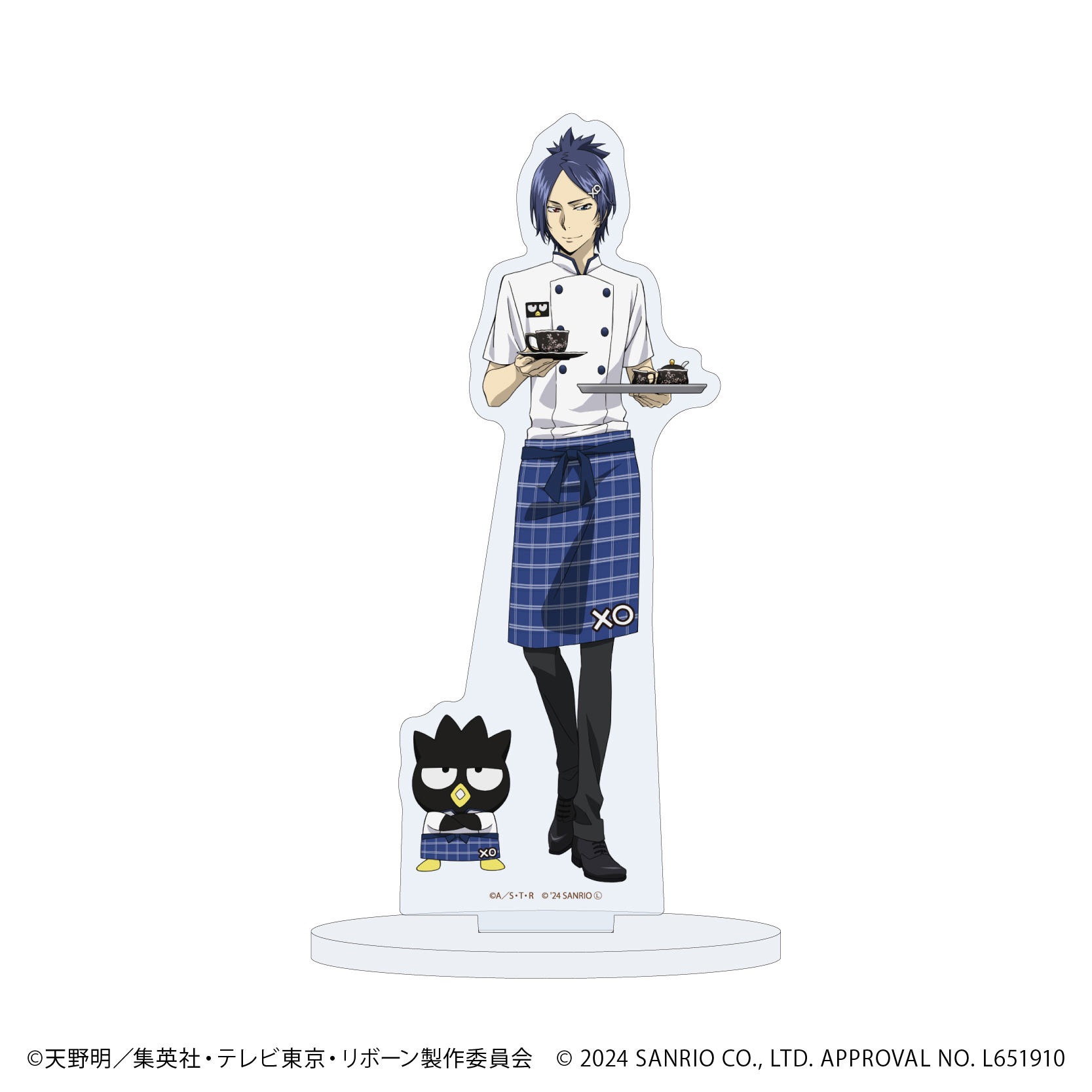 アクリルスタンド「家庭教師ヒットマンREBORN!×SANRIO CHARACTERS」23/六道骸×バッドばつ丸(コラボイラスト)