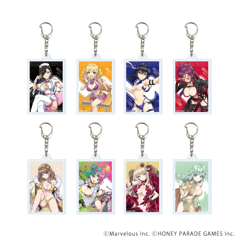 アクリルキーホルダー「ドルフィンウェーブ」10/BOX② ブラインド(全8種)(公式イラスト)
