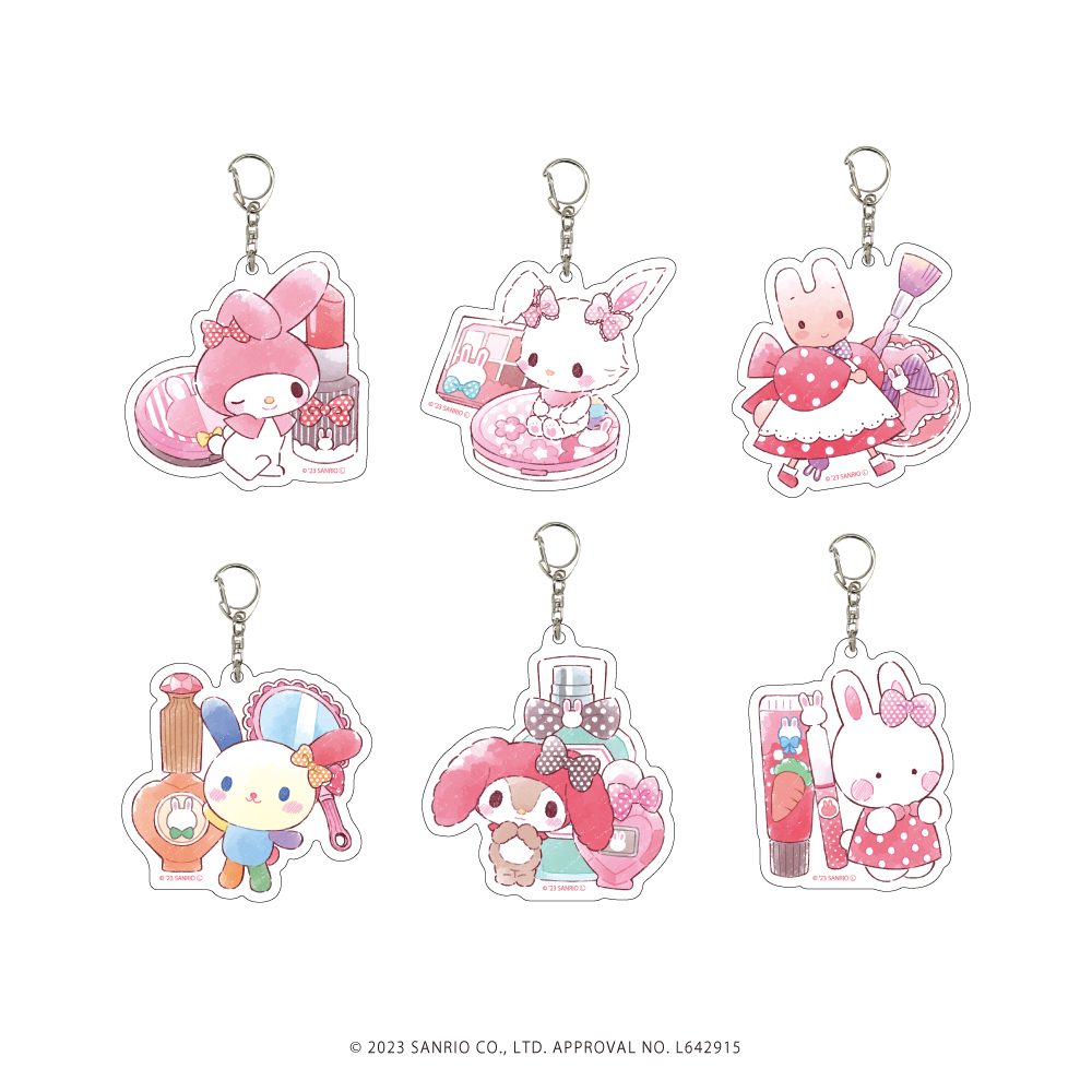 アクリルキーホルダー「サンリオキャラクターズ」02/うさぎキャラ　ブラインド(全6種)(グラフアートイラスト)