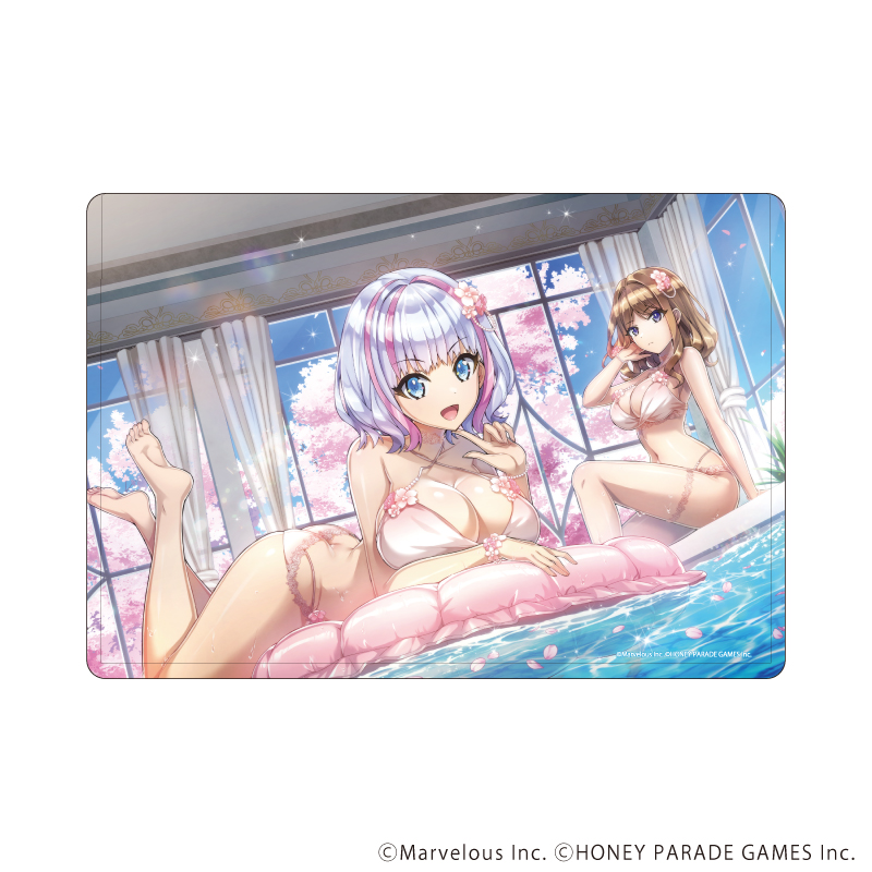 キャラクリアケース「ドルフィンウェーブ」08/住乃絵紫苑&久々利トモ(公式イラスト)
