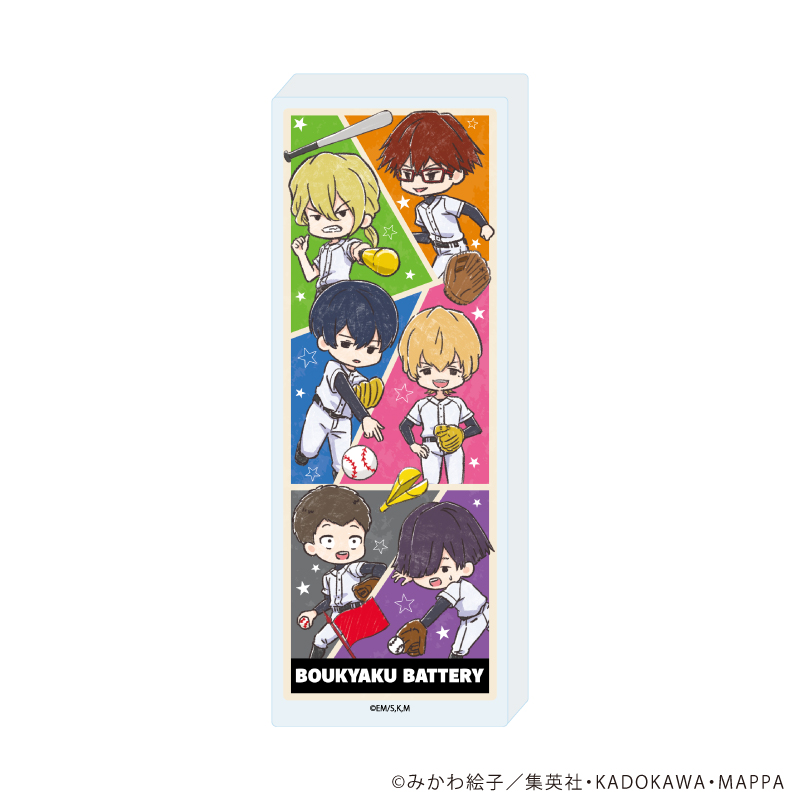 コレクションボトル「TVアニメ『忘却バッテリー』」06/コマ割りデザイン(グラフアートイラスト)