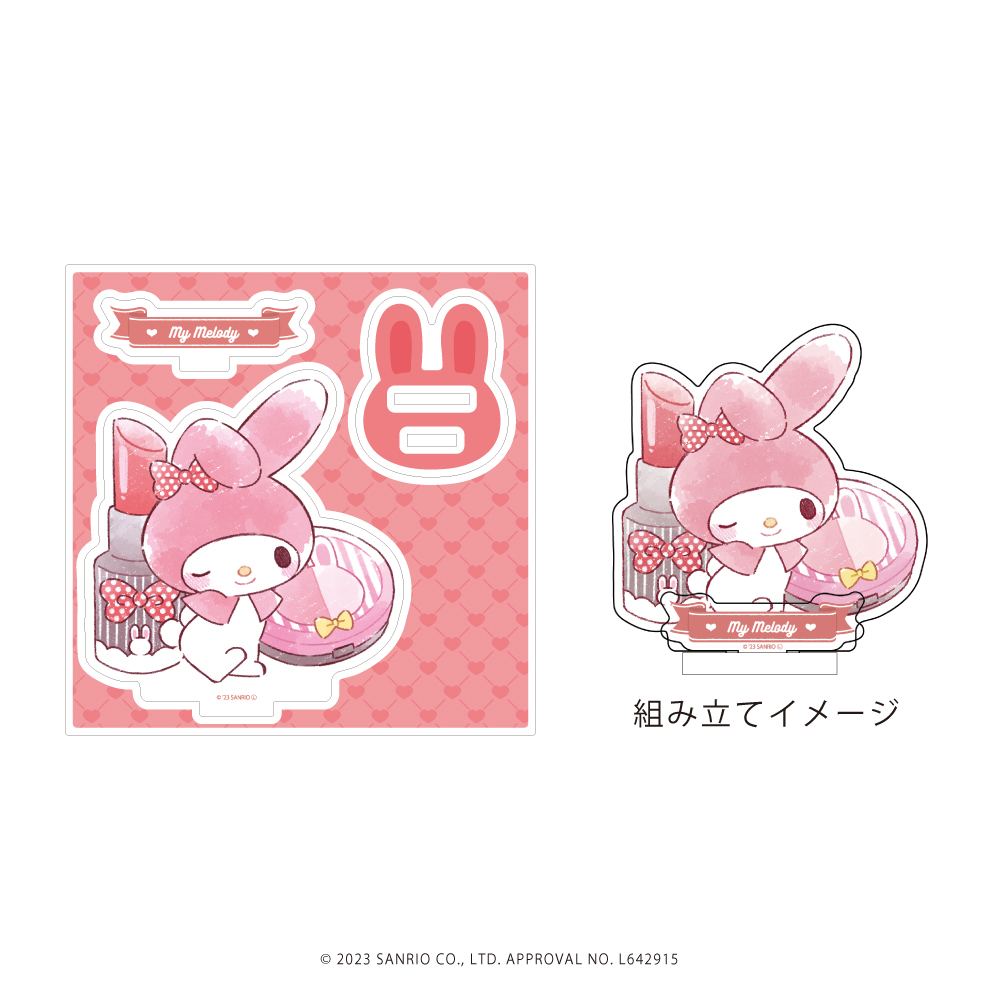 アクリルフィギュアプレート「サンリオキャラクターズ」01/マイメロディ(グラフアートイラスト)