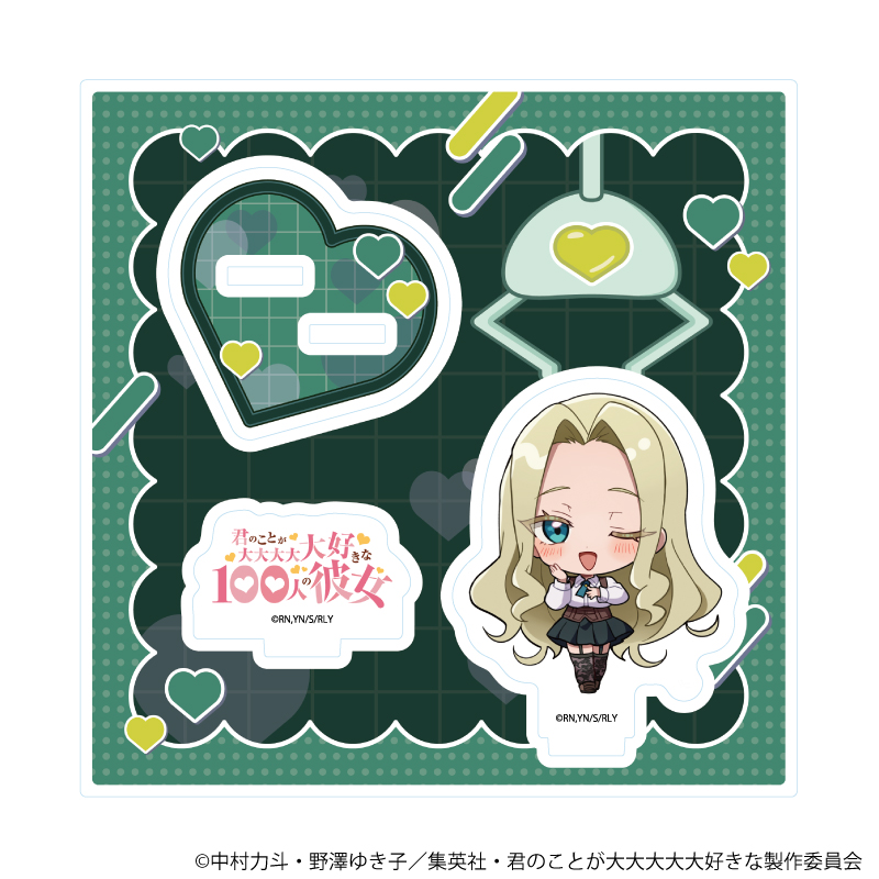 アクリルスタンドプレート「君のことが大大大大大好きな100人の彼女」11/美杉美々美(ミニキャライラスト)