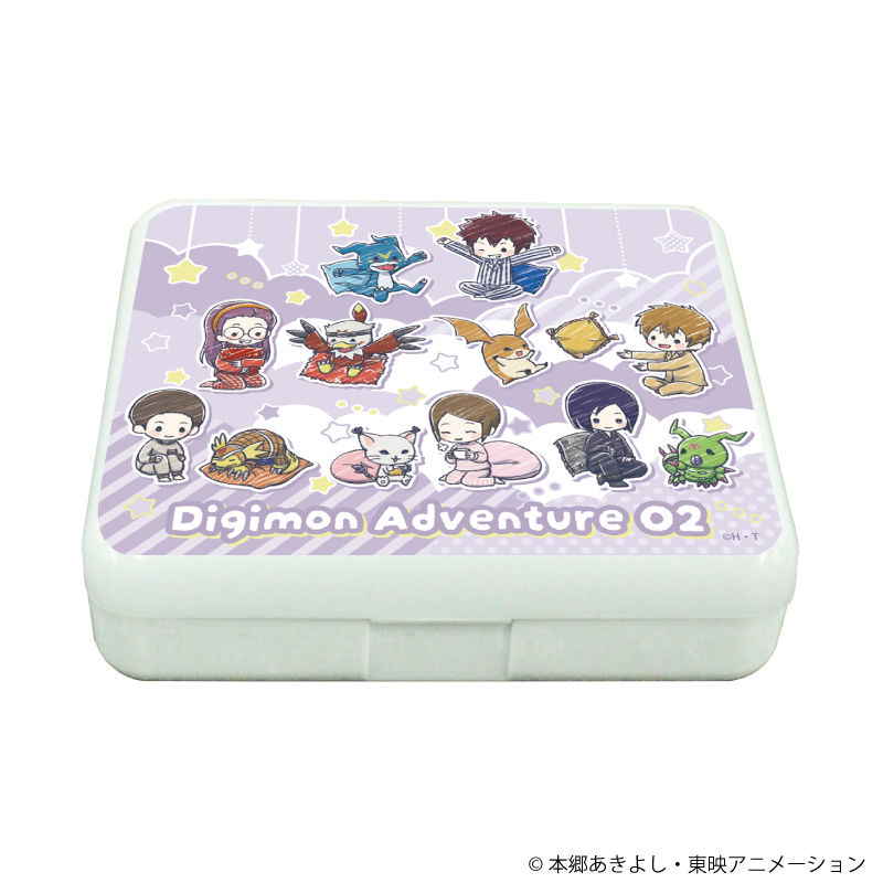 小物ケース「デジモンアドベンチャー02」01/集合デザイン パジャマパーティーver.(グラフアートイラスト)