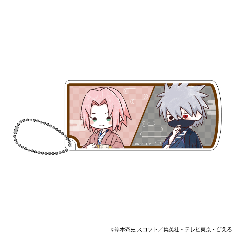 スライド式小物ケース「NARUTO＆BORUTO」03/サクラ＆カカシ 温泉ver.(グラフアートイラスト)